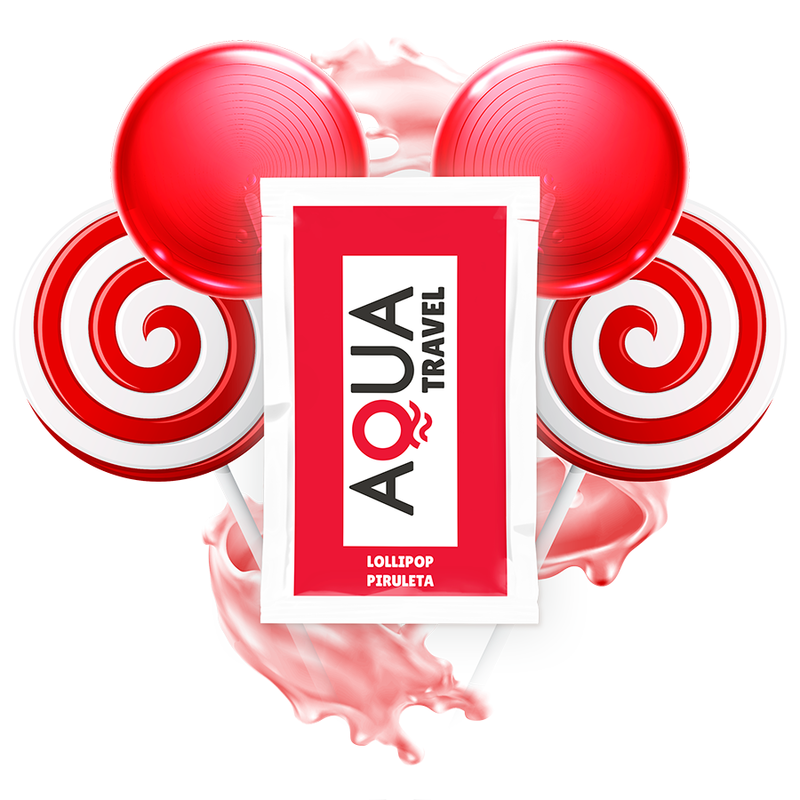 AQUA TRAVEL – LUBRIFICANTE A BASE ACQUA GUSTO LOLLIPOP 6 ML