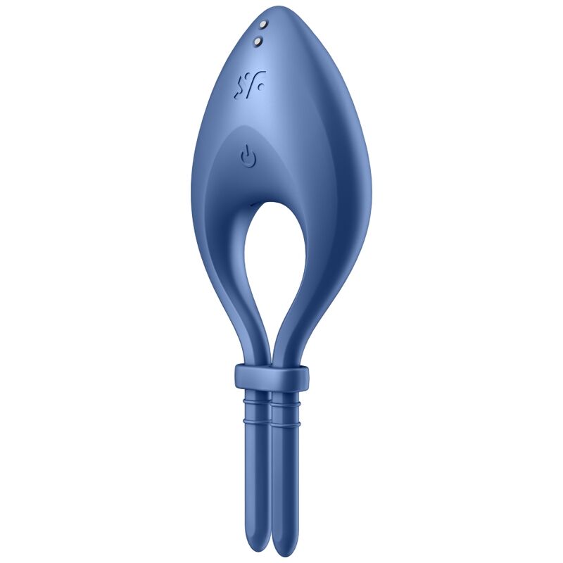 SATISFYER – APP VIBRATORE BULLSEYE RING BLU
