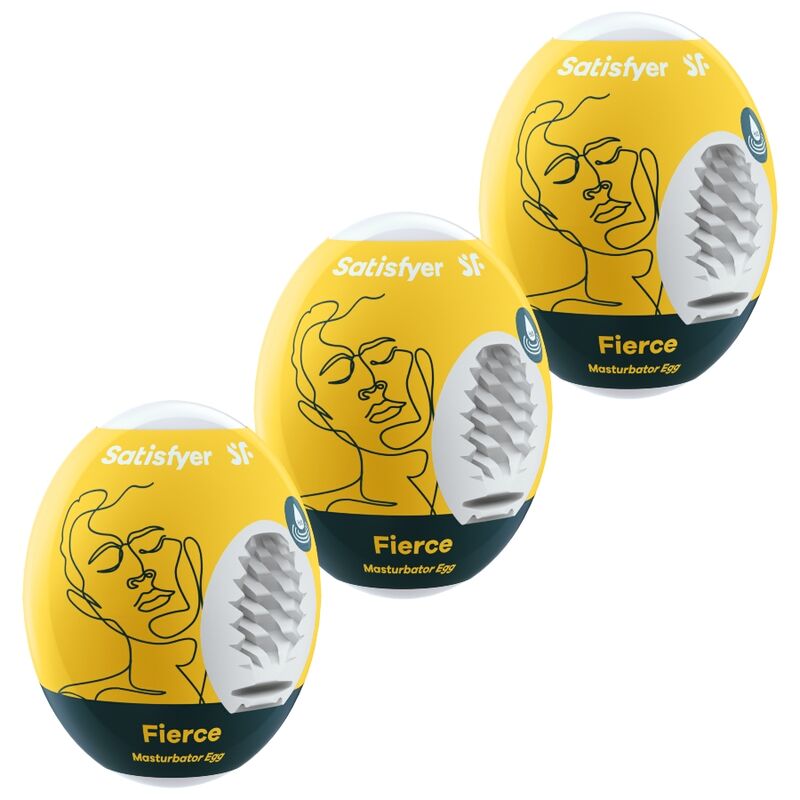 SATISFYER – 3 UOVA MASTURBATORI FIERCE