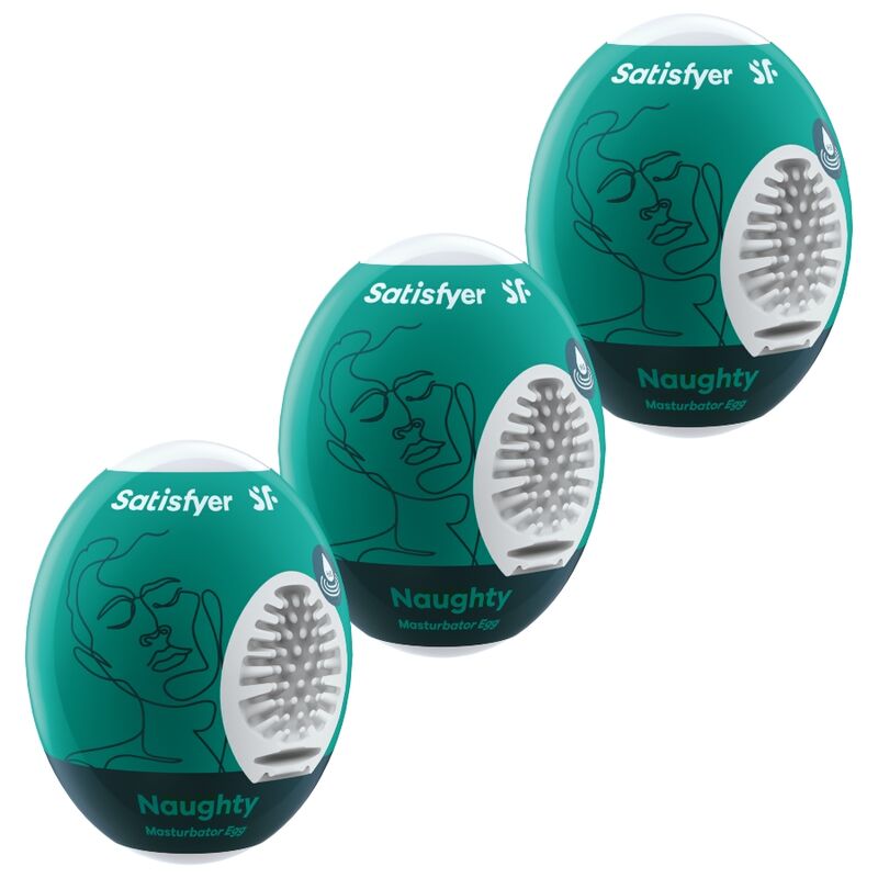 SATISFYER – 3 UOVA MASTURBATORI NAUGHTY