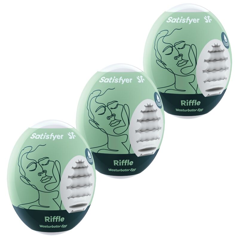 SATISFYER – 3 UOVA MASTURBATORI RIFFLE