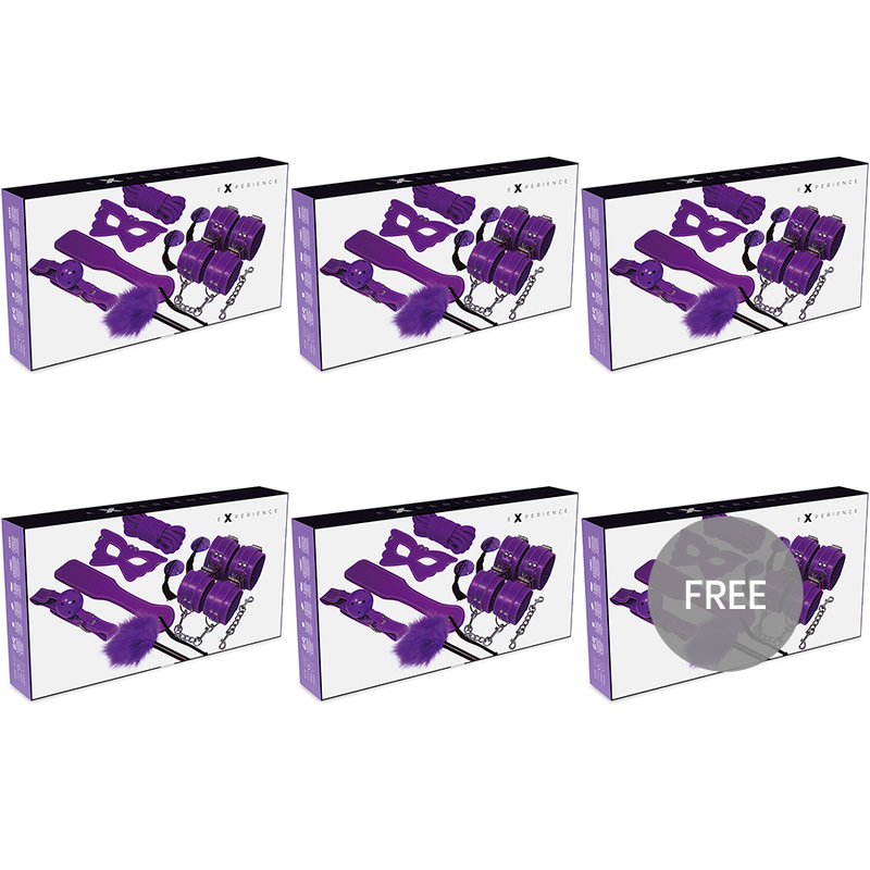 EXPERIENCE – KIT FETISH BDSM VIOLA SERIE 5+1 GRATIS