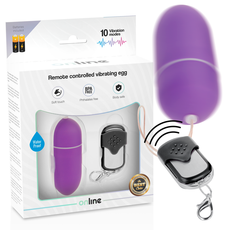 TELECOMANDO ONLINE UOVO VIBRANTE L – VIOLA