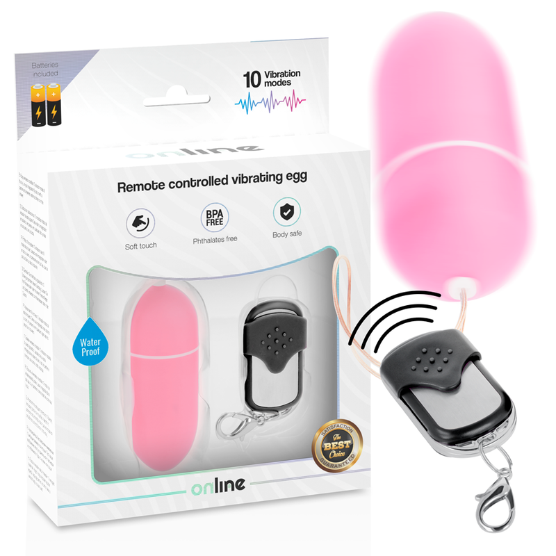 TELECOMANDO ONLINE UOVO VIBRANTE L – ROSA