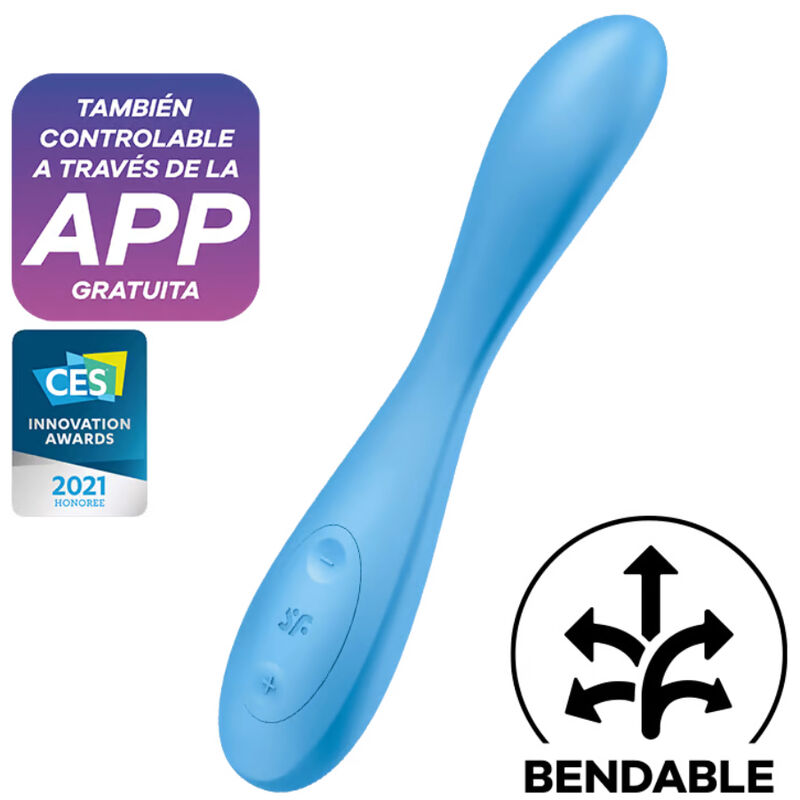 SATISFYER – APP MULTI VIBRATORE G-SPOT FLEX 4+ BLU