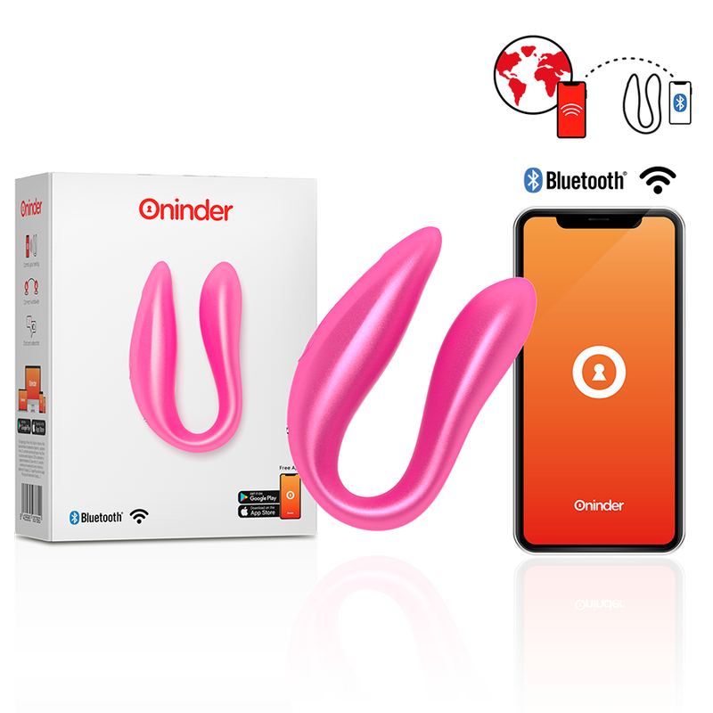 Stimolatore per Coppie con APP Oninder Double Pleasure Stimolatore per Coppie con APP Oninder Double Pleasure