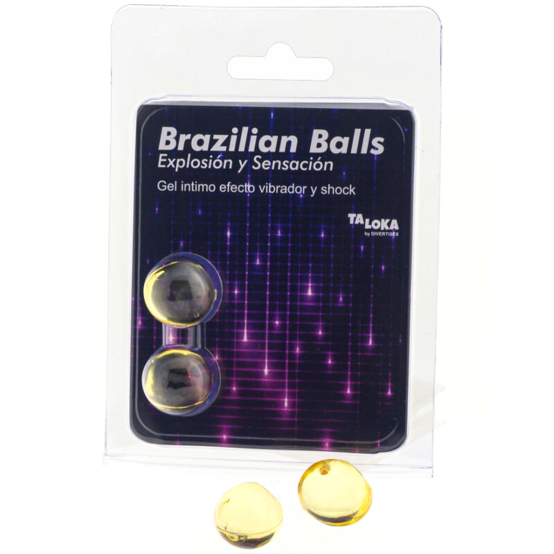 TALOKA – 2 SFERE BRASILIANE GEL EMOZIONANTE VIBRANTE ED EFFETTO SHOCK