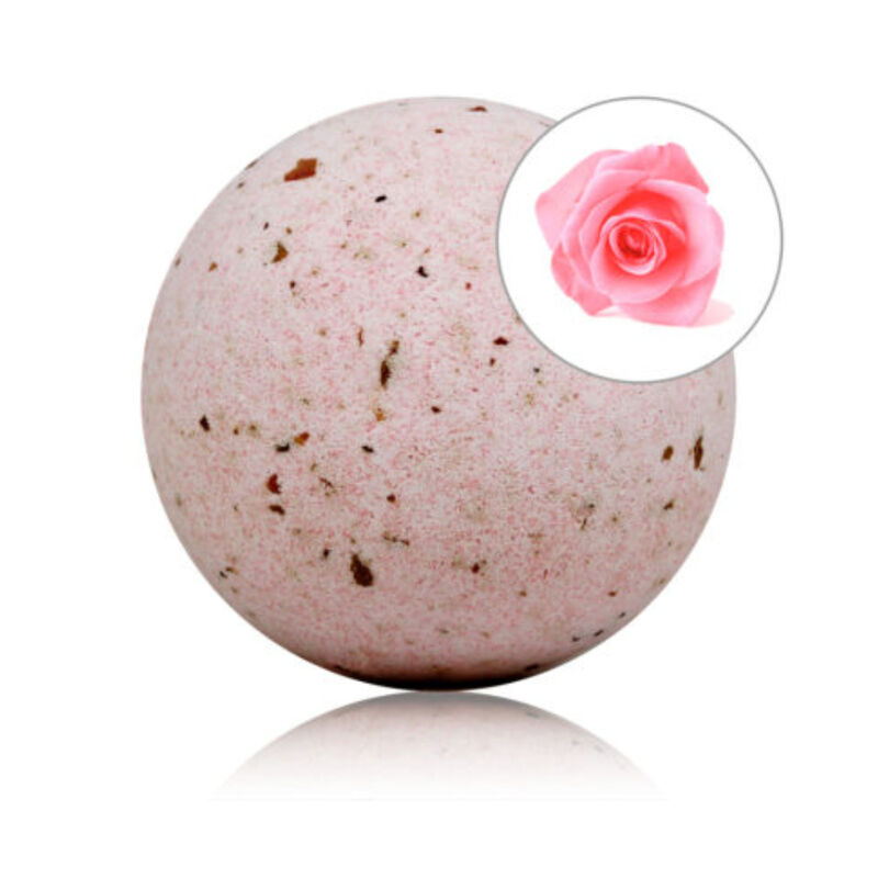 TALOKA – BOMBA DA BAGNO PROFUMATA ALLA ROSA CON PETALI DI ROSA