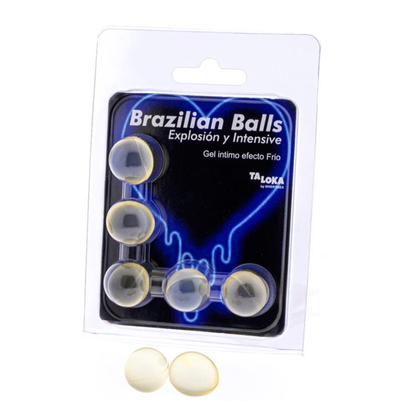 TALOKA – 5 SFERE BRASILIANE GEL EMOZIONANTE EFFETTO FREDDO E VIBRAZIONE