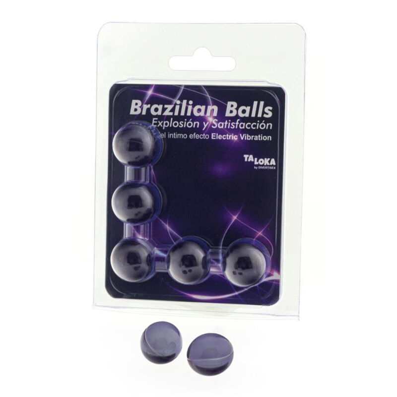 TALOKA – 5 SFERE BRASILIANE ELETTRICHE EFFETTO VIBRANTE EMOZIONANTE GEL