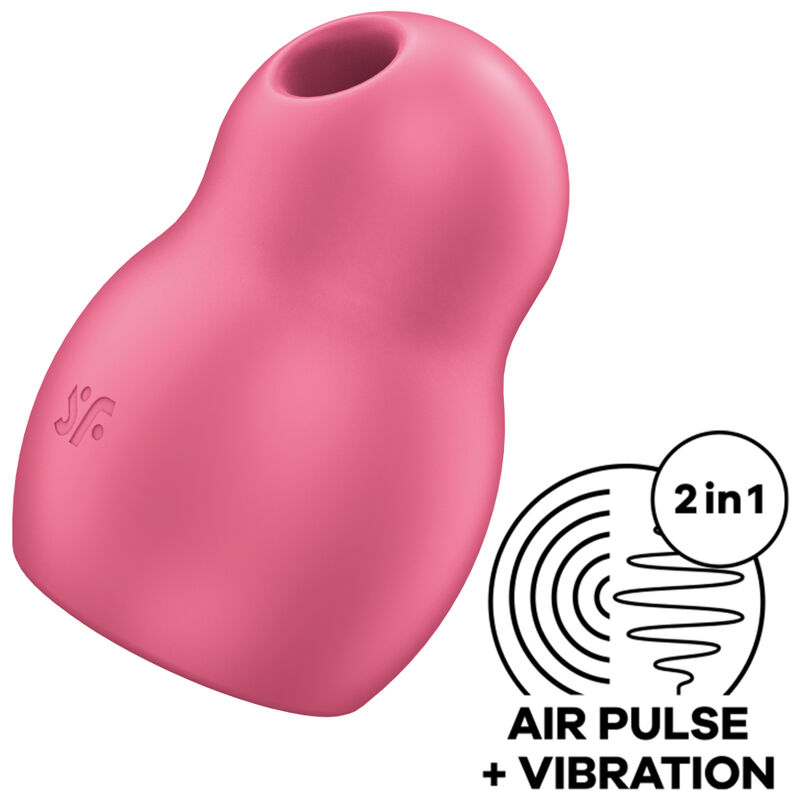 SATISFYER – PRO TO GO 1 DOPPIO STIMOLATORE E VIBRATORE ROSSO
