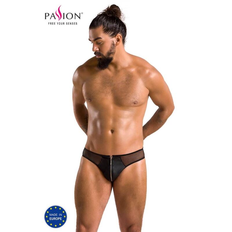 FETISH SUBMISSIVE ATTITUDE – IMBRACATURA BULLDOG IN NEOPRENE REGOLABILE CON CERNIERE PER UOMINI 3
