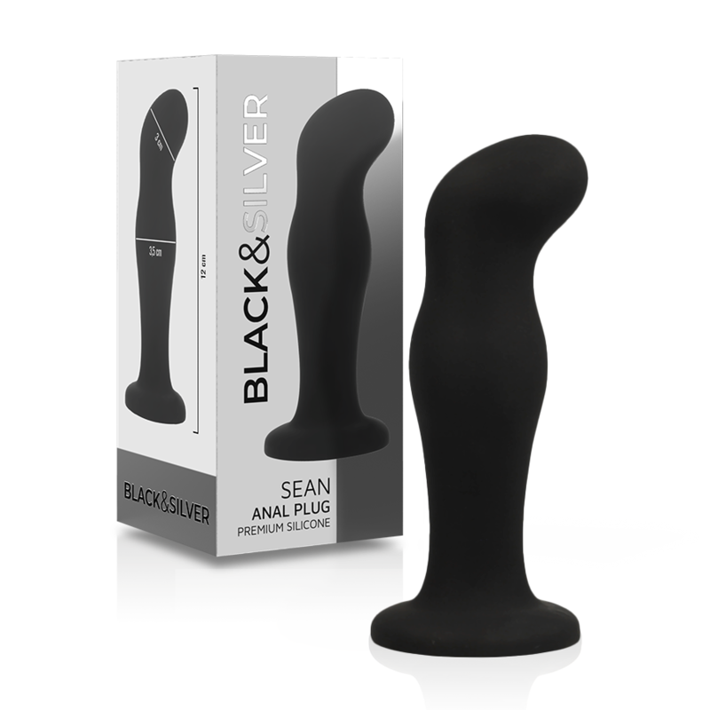 BLACKSILVER – SEAN PLUG ANALE PREMIUM IN SILICONE NERO