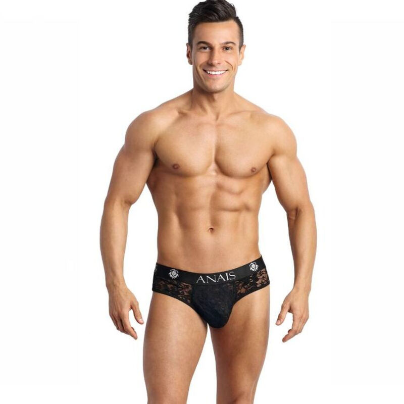 Tanga Uomo Nero a Rete con Trasparenze – Anais 3 Tanga Uomo Nero a Rete con Trasparenze – Anais 3