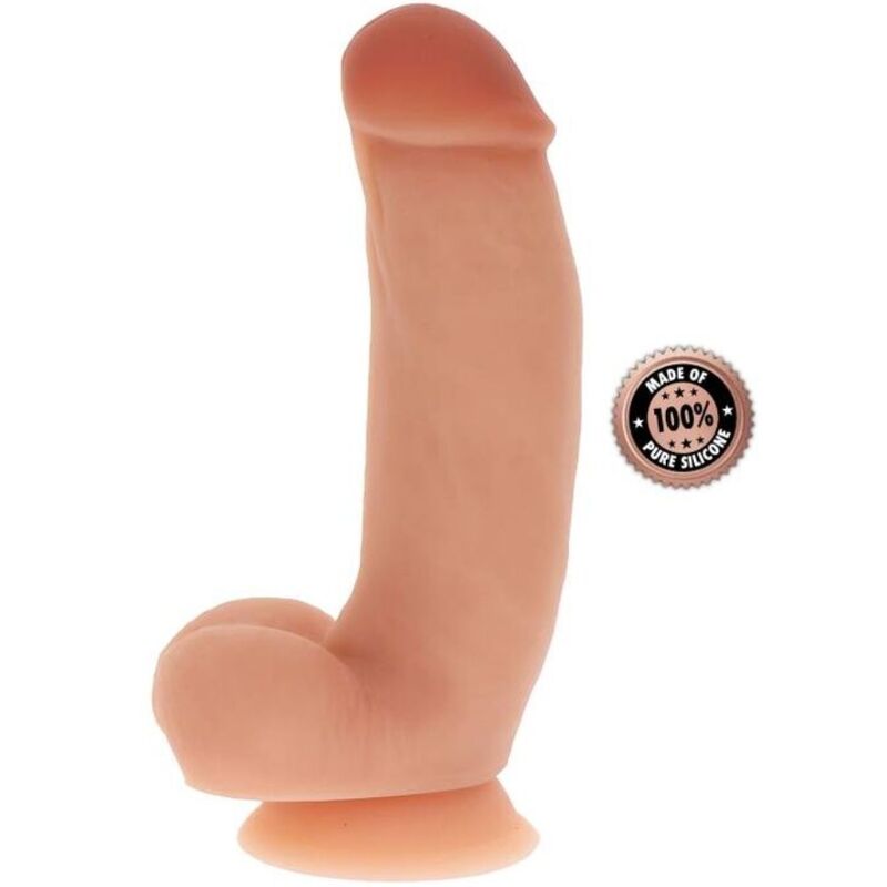 GET REAL – DILDO IN SILICONE 18 CM CON PALLE IN PELLE