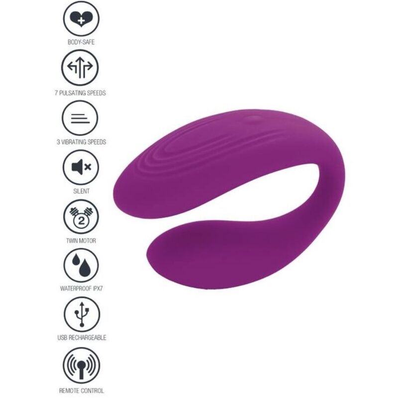 XOCOON – VIBRATORE DI COPPIA BOUND LOVE VIOLA
