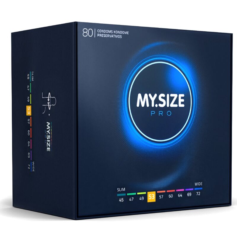 MY SIZE – PRO PRESERVATIVI 53 MM 80 UNIT