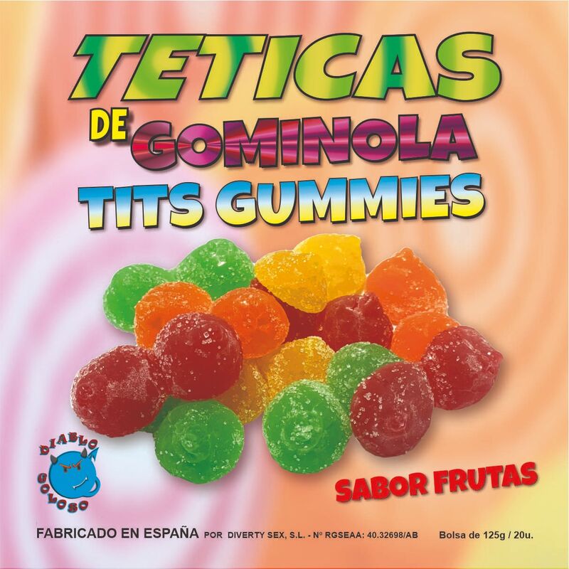 DIABLO GOLOSO – TETTARELLE GOMMOSE ZUCCHERO ASSORTITO