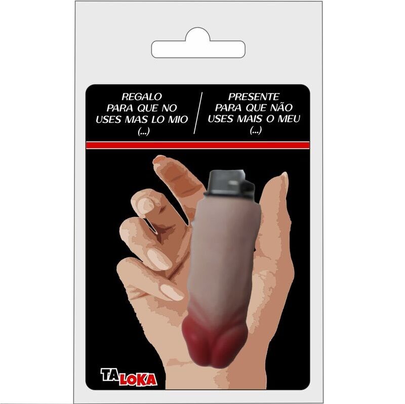 TALOKA – FANTASTICO ACCENDINO A FORMA DI PENE COLOR CARNE