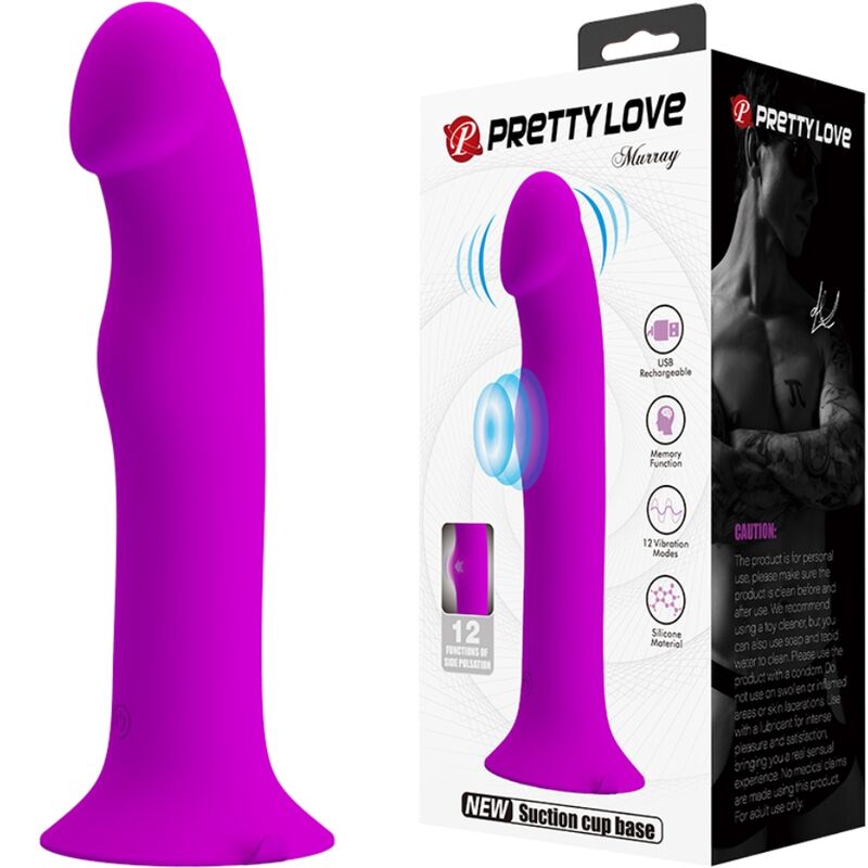 Vibratore E Stimolatore Del Punto G Pretty Love Murray Viola
