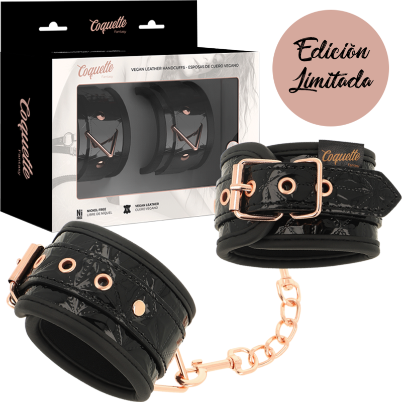 COQUETTE CHIC DESIRE – MANETTE EDIZIONE NERA CON FODERA IN NEOPRENE