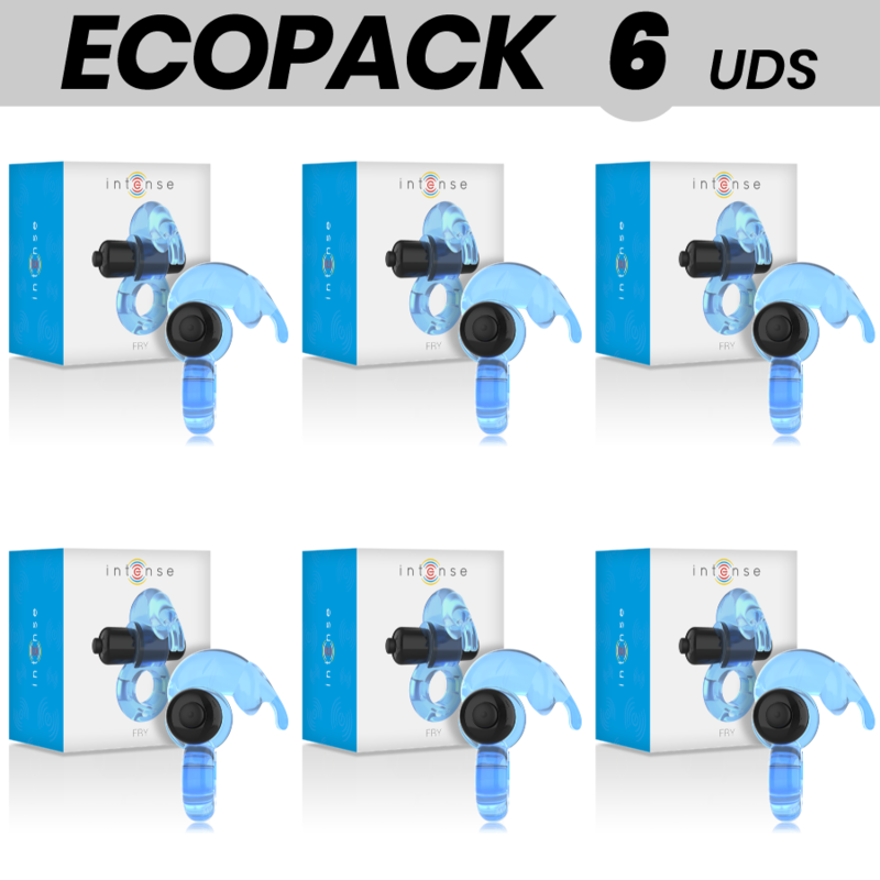 ECOPACK 6 UNIT – INTENSE ANELLO VIBRATORE FRY BLU
