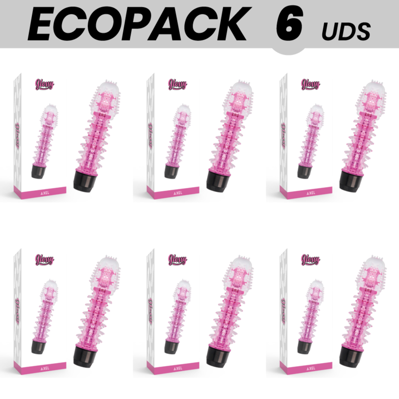 VIBRATORE ASSE LUCIDO ROSA 6+1 IN OMAGGIO