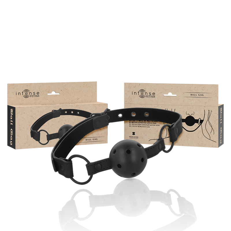 INTENSE – FETISH BALL GAG IN PELLE VEGANA 5
