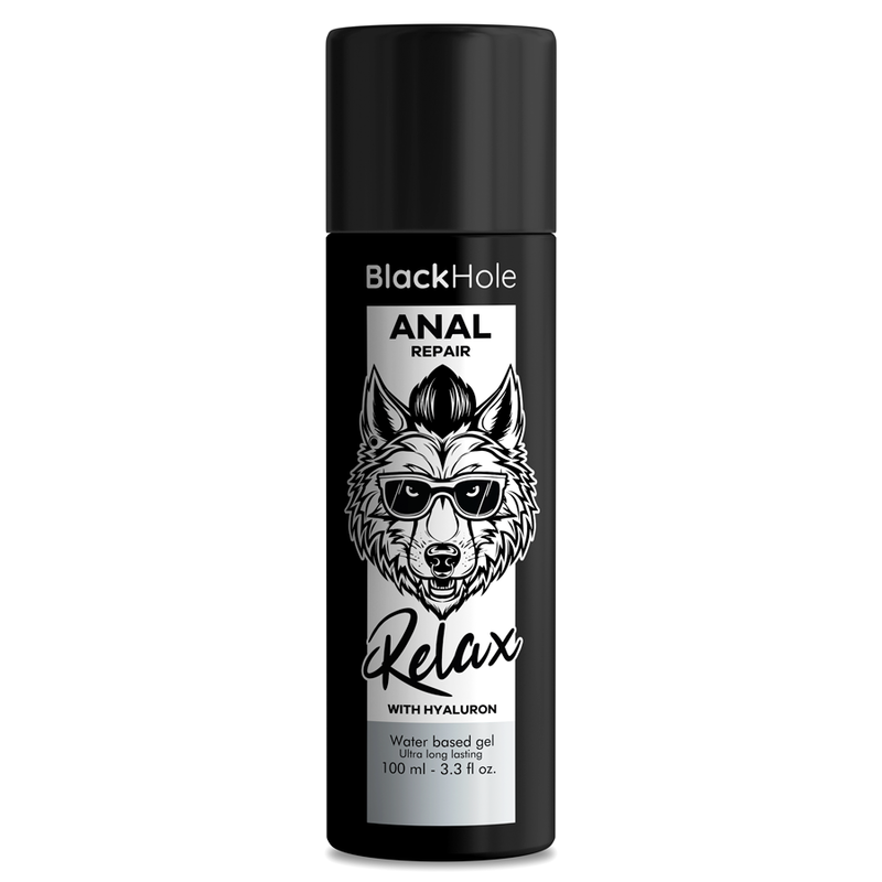 BLACK HOLE – RIPARAZIONE ANALE RELAX A BASE ACQUA CON IALURONE 100 ML