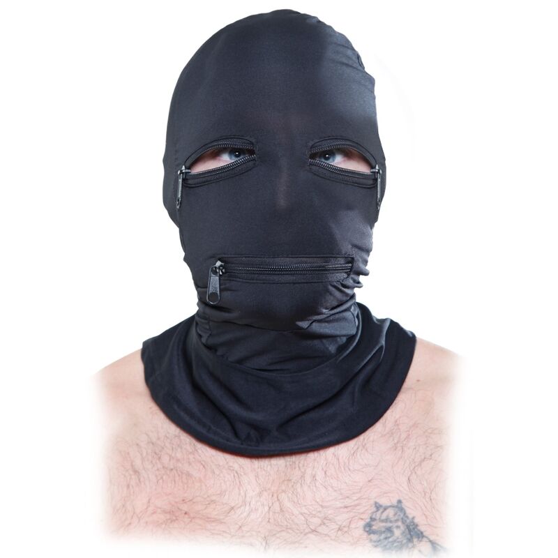 FETISH FANTASY SERIES – CAPPUCCIO CON CERNIERE NERO