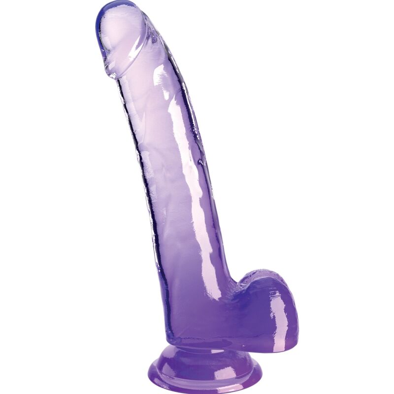 KING COCK CLEAR – DILDO CON TESTICOLI 20,3 CM VIOLA