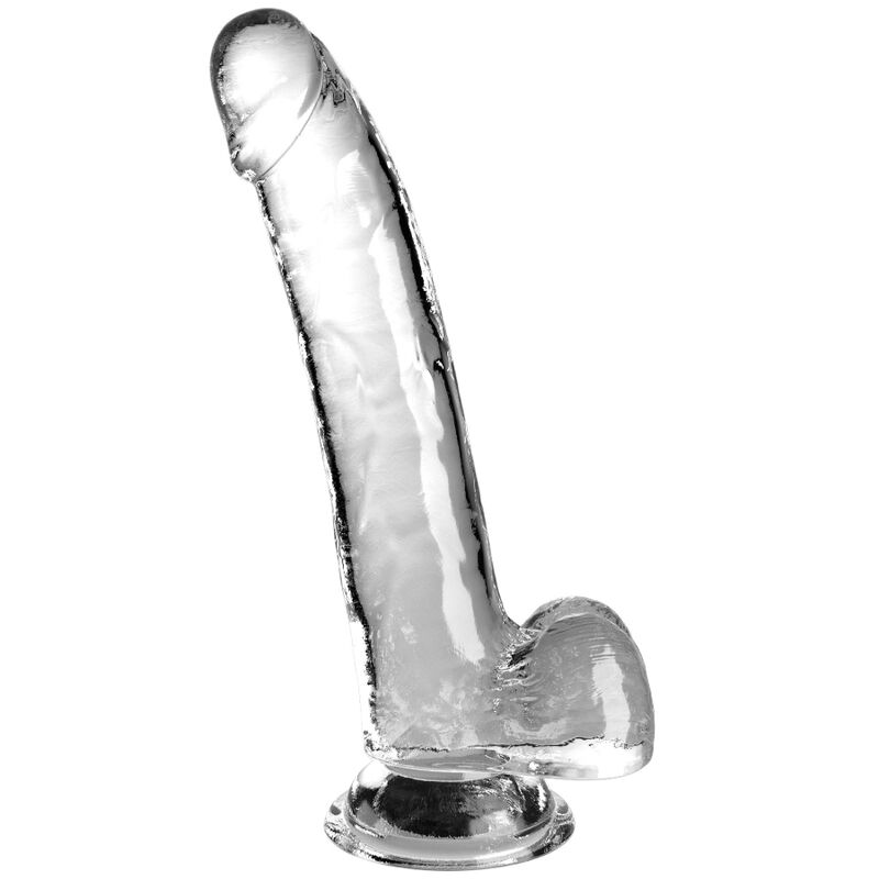 KING COCK CLEAR – DILDO CON TESTICOLI 20,3 CM TRASPARENTE