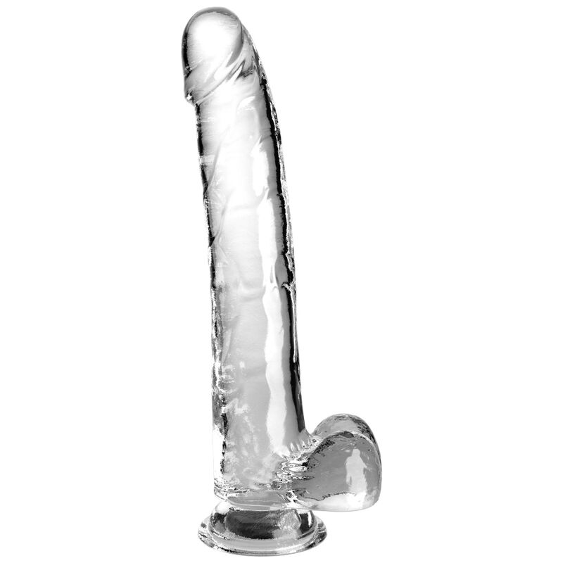 KING COCK CLEAR – DILDO CON TESTICOLI 24,8 CM TRASPARENTE