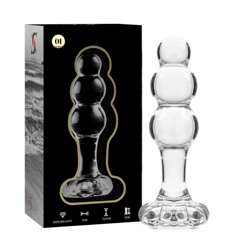 NEBULA SERIES BY IBIZA – MODELLO 1 TAPPO VETRO BOROSILICATO TRASPARENTE 10.5 CM -O- 3 CM