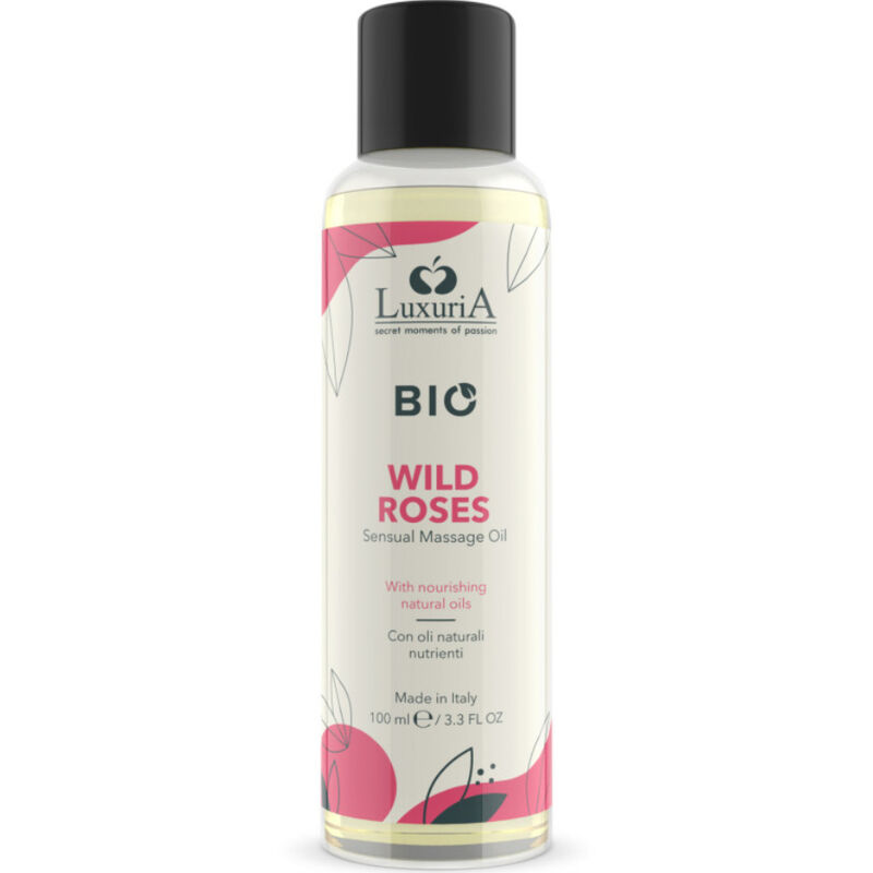 INTIMATELINE LUXURIA – OLIO DA MASSAGGIO BIO ALLA ROSA SELVATICA 100 ML