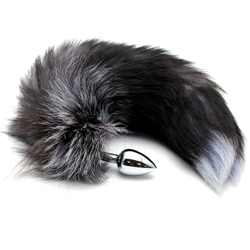 ALIVE – PLUG PIACERE ANALE IN METALLO FOX TAIL TAGLIA L