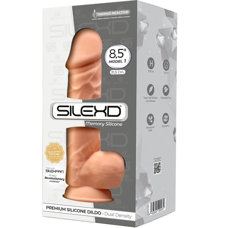 Pene Realistico Silexd Mod. 1 Premium Silexpan Carne 21,5 Cm 4 Pene Realistico Silexd Mod. 1 Premium Silexpan Carne 21,5 Cm 4