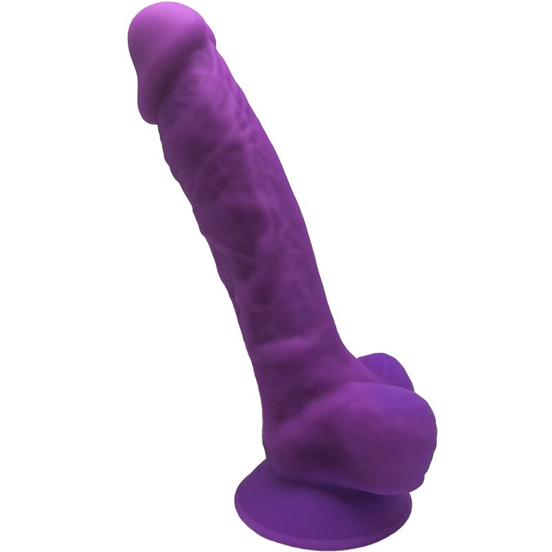 SILEXD – MODELLO 1 PENE REALISTICO PREMIUM SILEXPAN SILICONE VIOLA 17.5 CM