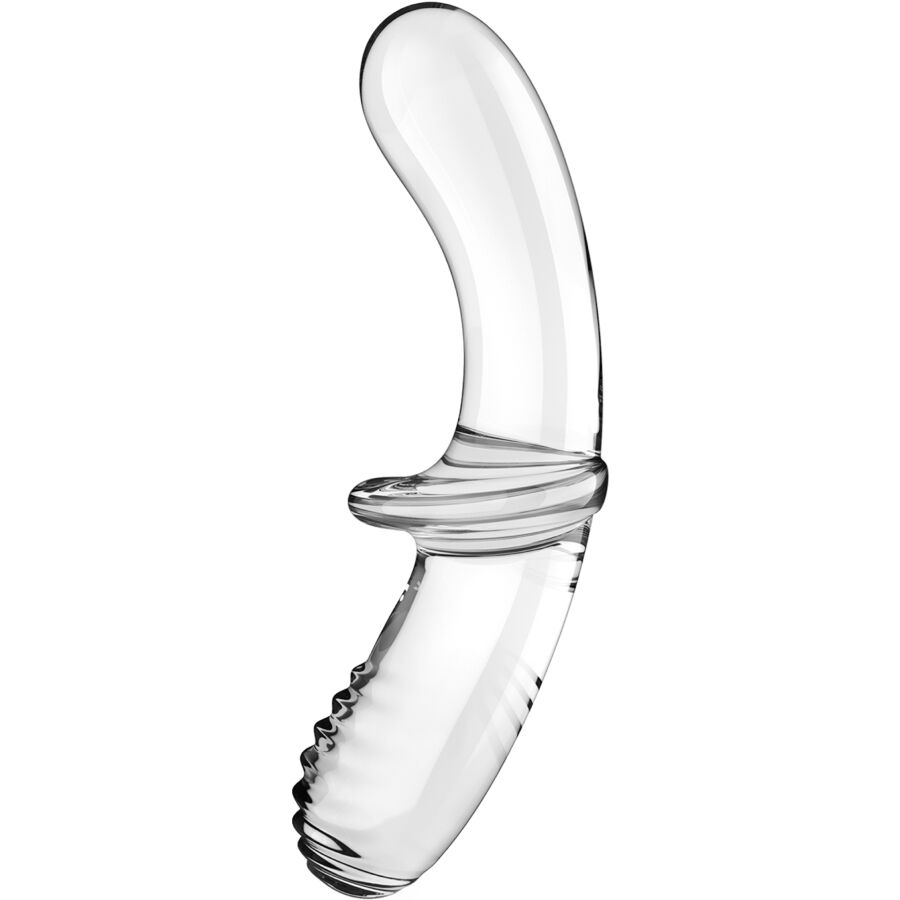 SATISFYER – DILDO DOPPIO CRISTALLO TRASPARENTE