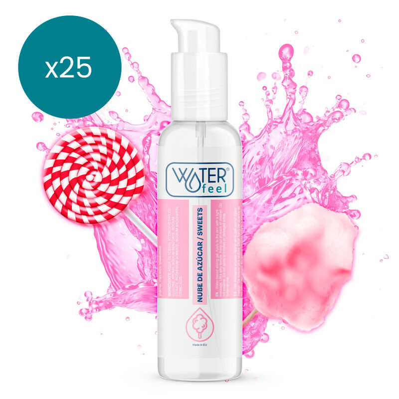 WATERFEEL – LUBRIFICANTE SUGAR CLOUD 175 ML CONFEZIONE 25 UNITÀ