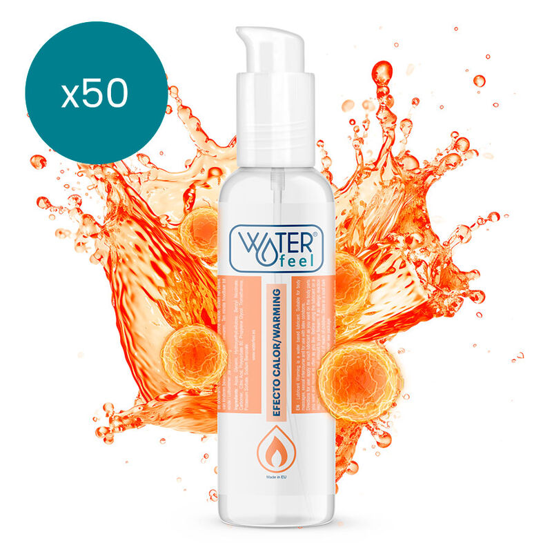 LUBRIFICANTE WATERFEEL RISCALDANTE 150ML X 50 UNITÀ