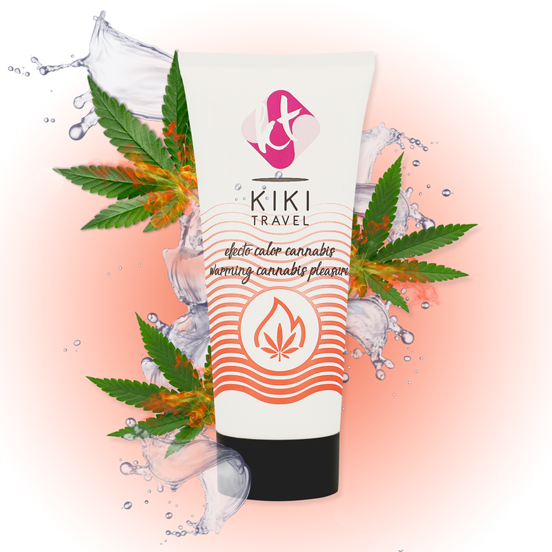 LUBRIFICANTE EFFETTO CALDO KIK TRAVEL CANNABIS 50 ML