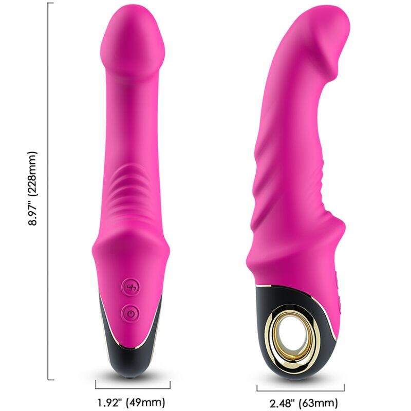 ARMONY – JOYBLADE DILDO VIBRATORE ROTATORE FUCSIA