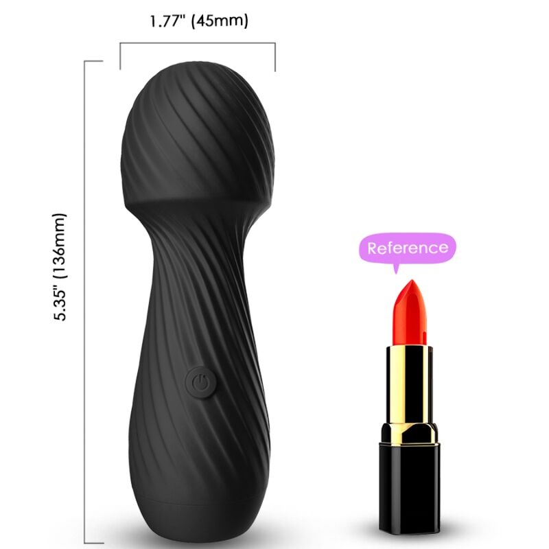 ARMONY – MASSAGGIATORE E VIBRATORE DAZZLE PICCOLO NERO