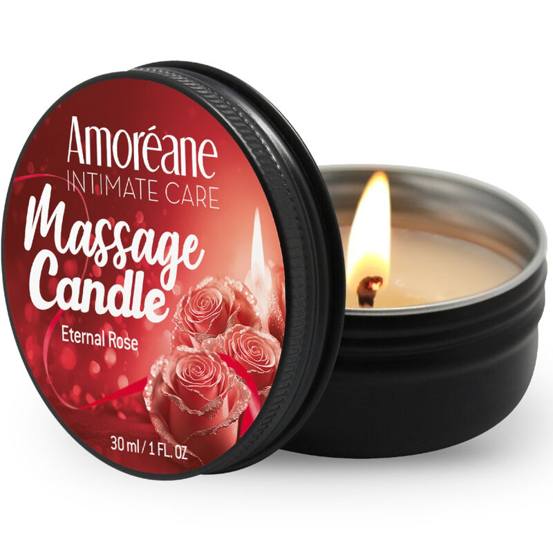AMOREANE – CANDELA DA MASSAGGIO ROSA ETERNA 30 ML