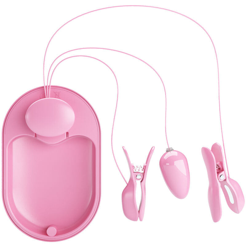 PRETTY LOVE – SCATOLA A SORPRESA PINZETTE PER ELETTROSTIMOLAZIONE ROSA 4