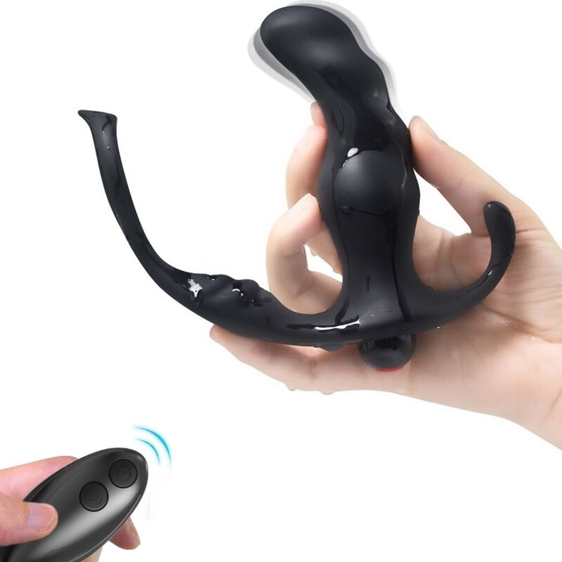 ARMONY – VIBRATORE ANALE PROSTATA KNIGHT E TELECOMANDO ANELLO NERO
