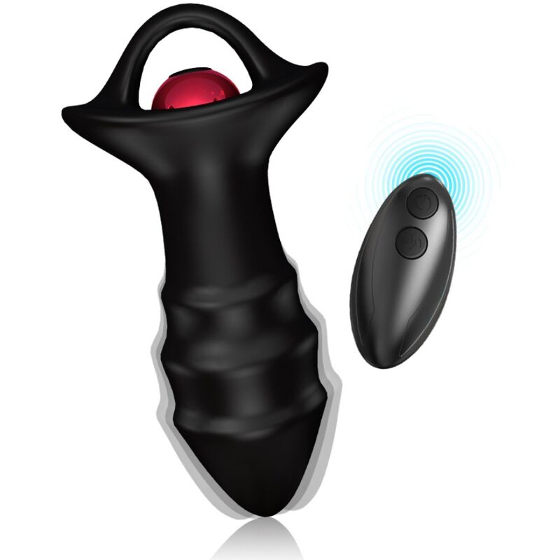ARMONY – VIBRATORE A DITA KYLIN E TELECOMANDO CON PRESA ANALE NERO