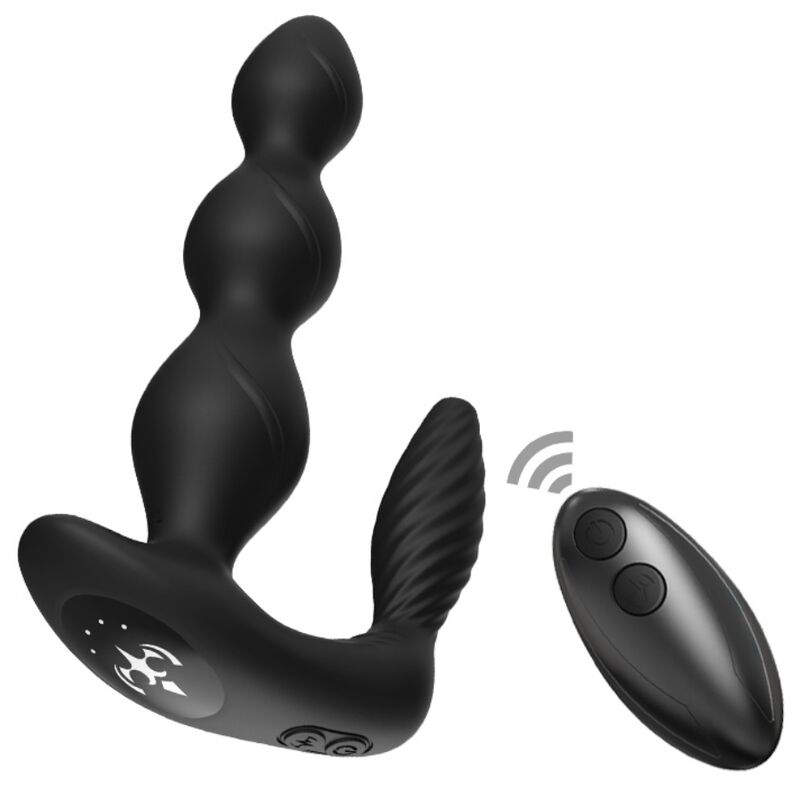 ARMONY – VIBRATORE E STIMOLATORE MANFUN PLUG ANALE TELECOMANDO NERO
