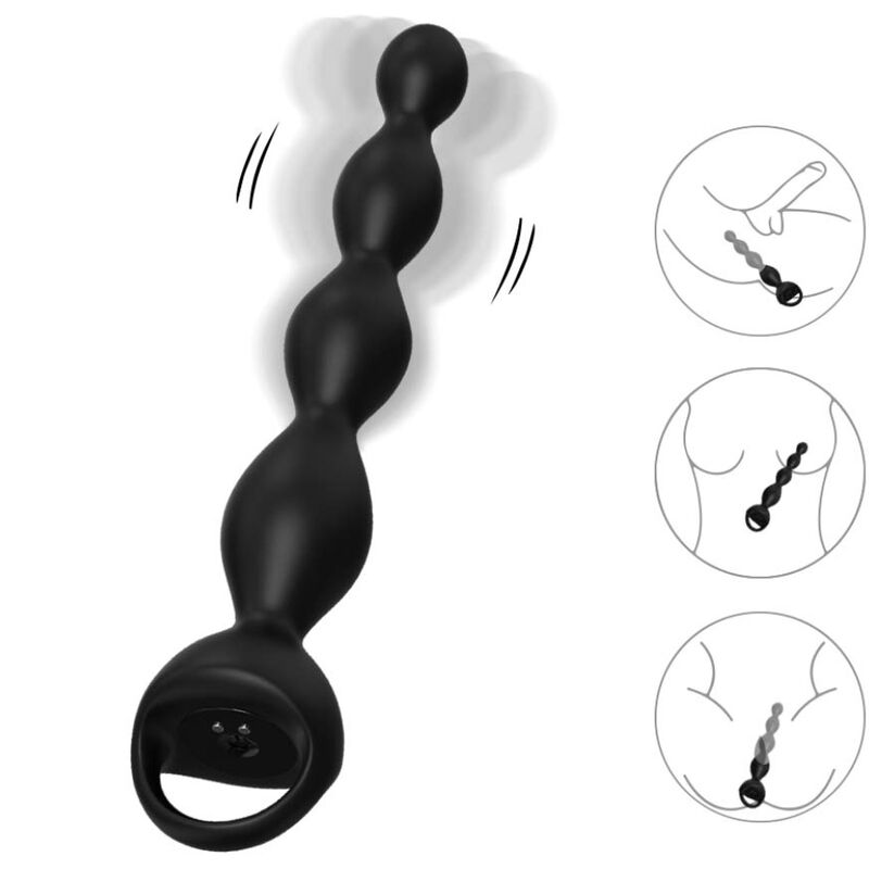 ARMONY – PLUG ANALE VIBRATORE FINGER NERO